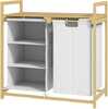 Pesukorv HOMCOM, 70 x 36 x 70 cm, 83 L, valge