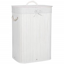 Pesukorv Springos HA0075, 60 x 40 x 72 cm, 72 L, valge