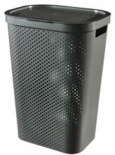 Pesukorv Curver Infinity Recycled, 44 x 35 x 60 cm, 60 L, tumehall