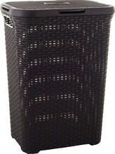 Pesukorv Curver Rattan, 44,8 x 34,1 x 61,5 cm, 60 L, pruun