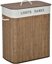 Pesukorv Homcom, 52 x 32 x 63 cm, 100 L, bambus