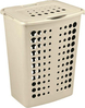 Pesukorv Curver Victor, 39,7 x 29,9 x 40 cm, 40 L, beež/pruun