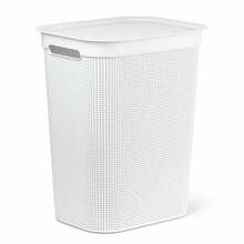 Pesukorv Rotho Brisen, 50 L, 52.9 x 43.1 x 34 cm, valge