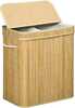 Pesukorv HOMCOM, 90 L, 54.2 x 35.2 x 59.5 cm, bambus