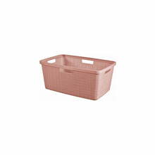 Pesukorv Curver Jute, 46 L, 59 x 39 x 26 cm, roosa