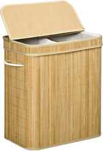 Pesukorv HOMCOM, 90 L, 54.2 x 35.2 x 59.5 cm, bambus