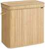 Pesukorv Songmics, 150 L, 41.5 x 62.5 x 61 cm, naturaalne beež, bambuskaanega