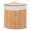 Pesukorv Bamboo nurgaga, 48 L