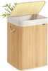 Pesukorv Songmics LCB060W01, 40 x 40 x 61 cm, naturaalne, bambus