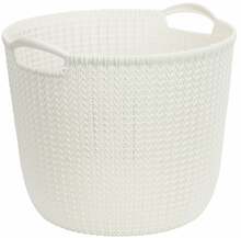 Pesukorv Curver 226388, 30 L, 40 x 39 cm, valge