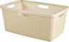 Pesukorv Curver Jute, 46 L, 26 x 59 cm, beež