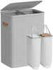 Pesukorv Songmics LCB813B01, 170 L, 56 x 40 x 75 cm, hall kastan