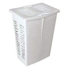 Pesukorv Branq Zebra, 42 L, valge