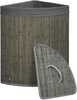 Pesukorv HOMCOM, ruudukujuline, 55 L, 38 x 38 x 57 cm, hall