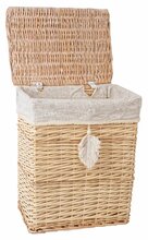Pesukorv Home4you Willi Tassel, 47 x 35 x 55 cm, pruun
