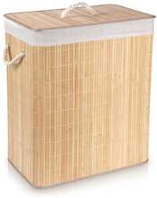 Pesukorv Vilde bambus, 90 L, 50 x 30.5 x 60.5 cm, beež