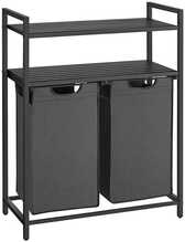 Pesukorv Vasagle, 2 x 46 L, must-hall