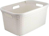 Pesukorv Curver Style 187492, 59.2 x 38 cm, 45 L, valge