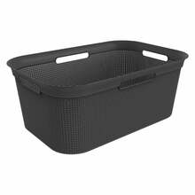 Pesukorv Rotho Brisen, 41 L, must