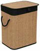 Pesukorv 5five Simply Smart LUXE, 60 l, 41.5 x 30 cm, pruun/must