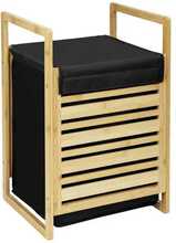 Pesukorv Wenko Ecori, 47 L, bambus