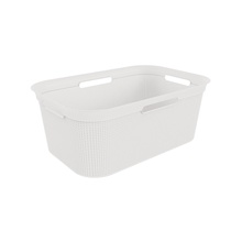 Pesukorv Rotho Brisen, 41 L, 0.6 x 0.4 cm, valge
