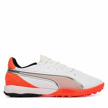 Jalgpallijalatsid Puma King Match TT 108835 01, suurus 44, valge