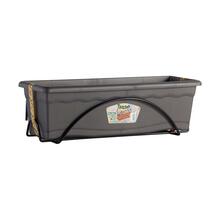 Lillepott Plastiken Antracito, 60 x 24 cm