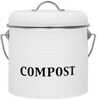Kompostikast Maku, 3.5 L, valge