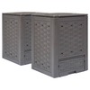 Aiakompostrid Mobellex, 600 L, pruun, 2 tk