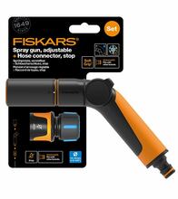 Kastmispüstol Fiskars Comfort TC+CF koos 13 mm kiirliitmikuga STOP