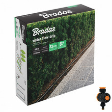 Tilkkastmiskomplekt Bradas WATER FLOW DRIP taimeri ja voolikuga, 50 m
