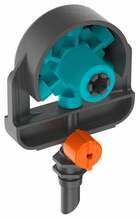 Pihustusotsik Gardena Micro-Drip-System 6 in 1 13324-20, must/türkiis, 2 tk