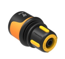 Voolikuliitmik Fiskars FS1027078, 9 mm (3/8) stopfunktsiooniga