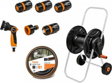 Kastmisvoolik Bradas Drum with Hose 1/2, 25 m, püpstoli ja liitmikega