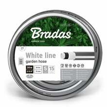 Kastmisvoolik Bradas WHITE LINE 19 mm, 3/4, 30 m, hall