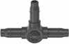 T-liitmik Gardena Micro-Drip-System 4.6mm, 10 tk, must