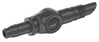 Ühendus Gardena Micro Drip System 13213-20, 4,6 mm (3/16), 10 tk, must
