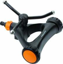 Pöörlev vihmuti Fiskars Whirling Sprinkler S, 1023657, metall, ratastega, 26 x 24 cm