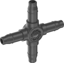 Ristliitmik Gardena Micro-Drip-System 13214-20, 4,6 mm, 10 tk, must