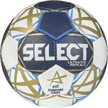 Käsipall Select Ultimate Champions League Replica v25, 13519, suurus 3, valge ja granaatõuna kuldne