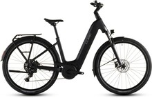 Elektriratas Cube Touring Hybrid ONE 600 Easy Entry, 46 cm, coalnchrome