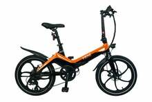 Kokkupandav elektriline jalgratas Blaupunkt Fiene E-Bike 20, oranž/must