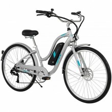 Elektriline jalgratas Huffy Everett Plus, 27.5, 350W, hõbedane