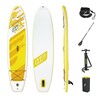 Täispuhutav aerulaud Bestway Hydro-Force Aqua Cruise Set 320x76x12 cm, kollane