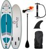 Aerulaud Spartan Sup 10, 300 x 76 x 15 cm, sinine, valge-türkiis