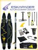 Täispuhutav aerulaud Extralink SUP-1011, 350 cm, pruun