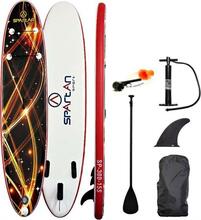 Täispuhutav aerulaud Spartan SUP 10, 300 x 76 cm, pruun-punane