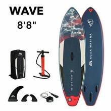 SUP-laud Aqua Marina Wave BT-22WA 265x75x10 cm, tumesinine