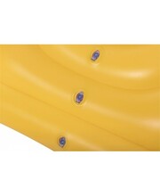 Täispuhutav ujumisrõngas tooliga Bestway Swim Safe Step A, 76 x 76 cm, kollane